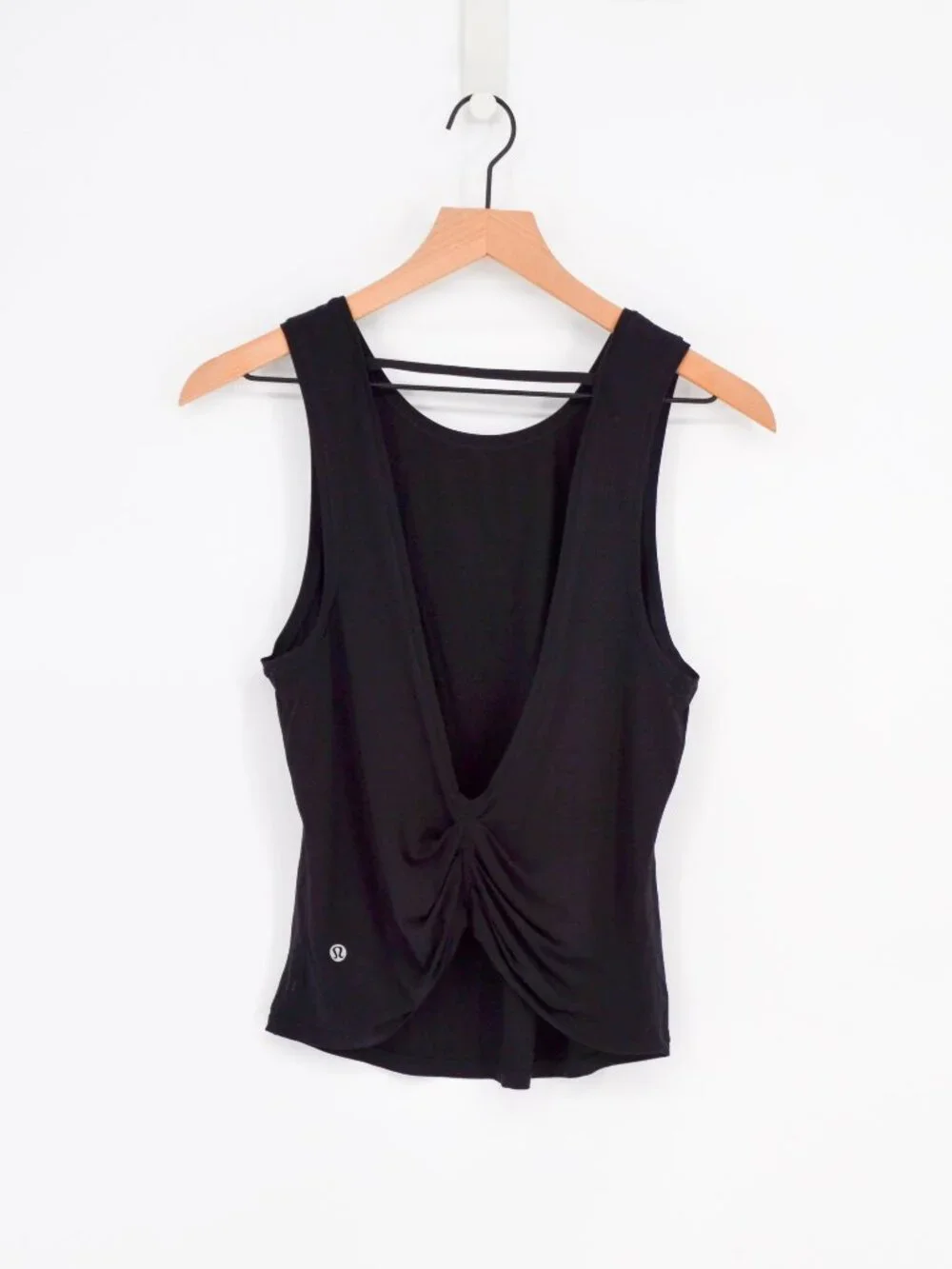 Lululemon Open Back Tank Top Black Size 6
